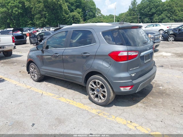 Продажа на аукционе авто 2020 Ford Ecosport Titanium, vin: MAJ3S2KE5LC391621, номер лота: 45520253