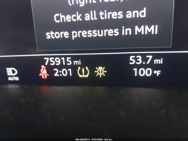 45520274 :رقم المزاد ، WA1FVAF16LD000402 vin ، 2020 Audi Q8 Prestige 55 Tfsi Quattro Tiptronic مزاد بيع