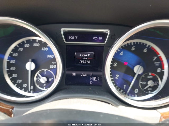 Aukcja sprzedaży 2013 Mercedes-benz Ml 350 4matic, vin: 4JGDA5HB6DA235855, numer aukcji: 45520315