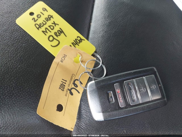 45520322 :رقم المزاد ، 5J8YD4H35KL022415 vin ، 2019 Acura Mdx Standard مزاد بيع