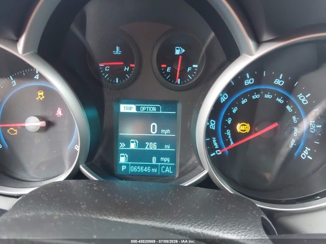 Продаж на аукціоні авто 2014 Chevrolet Cruze 1lt Auto, vin: 1G1PC5SB1E7198600, номер лоту: 45520569