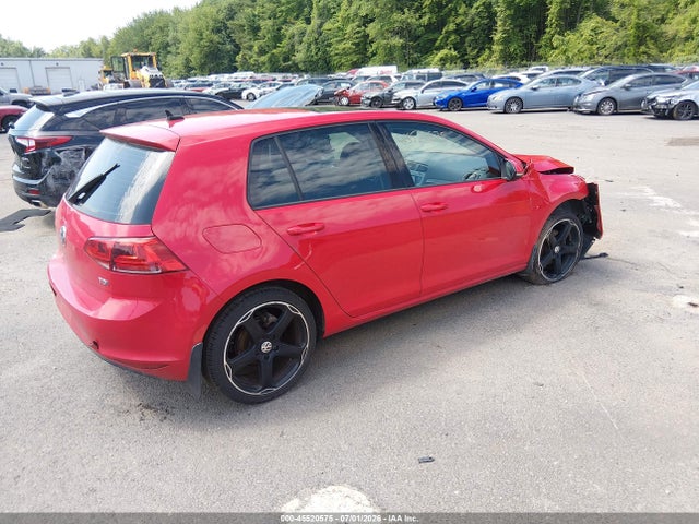 45520575 :رقم المزاد ، 3VWRA7AU3FM028828 vin ، 2015 Volkswagen Golf Tdi Se 4-door مزاد بيع