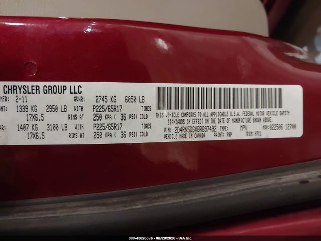 Продаж на аукціоні авто 2011 Dodge Grand Caravan Crew, vin: 2D4RN5DGXBR697492, номер лоту: 45520596