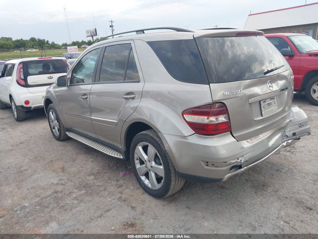Aukcja sprzedaży 2009 Mercedes-benz Ml 350 4matic, vin: 4JGBB86E19A527827, numer aukcji: 45520601