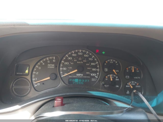 Auction sale of the 2002 Chevrolet Suburban 1500 Lt, vin: 1GNFK16Z02J161811, lot number: 45520735