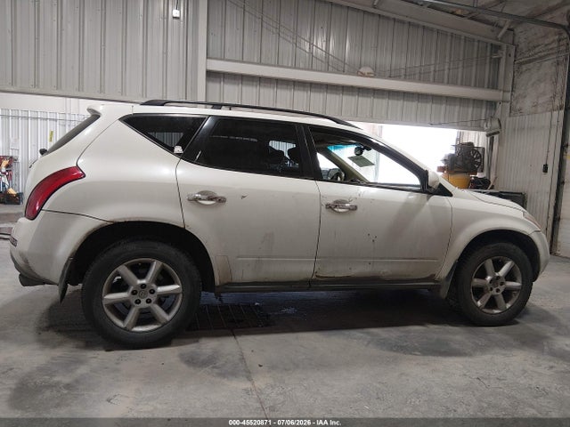 2005 Nissan Murano Sl მანქანა იყიდება აუქციონზე, vin: JN8AZ08W05W431773, აუქციონის ნომერი: 45520871