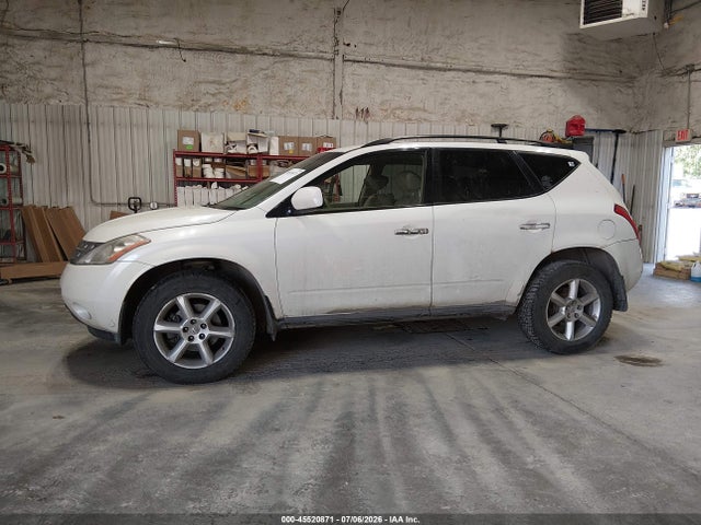2005 Nissan Murano Sl მანქანა იყიდება აუქციონზე, vin: JN8AZ08W05W431773, აუქციონის ნომერი: 45520871
