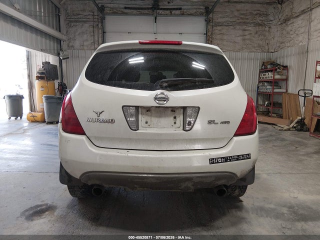 2005 Nissan Murano Sl მანქანა იყიდება აუქციონზე, vin: JN8AZ08W05W431773, აუქციონის ნომერი: 45520871