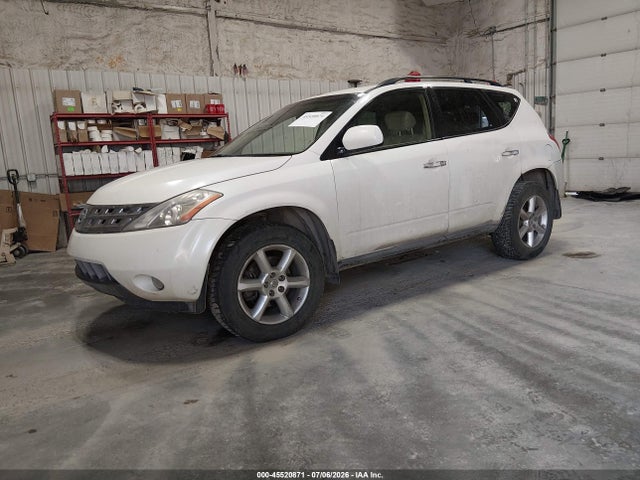 2005 Nissan Murano Sl მანქანა იყიდება აუქციონზე, vin: JN8AZ08W05W431773, აუქციონის ნომერი: 45520871