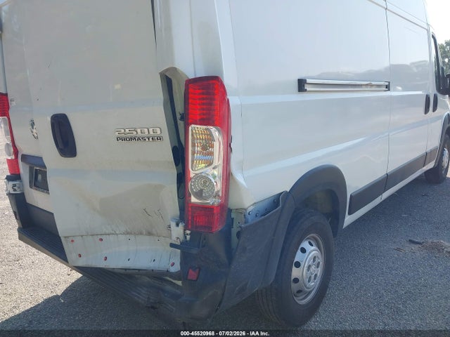 2023 Ram Promaster 2500 High Roof 159 Wb მანქანა იყიდება აუქციონზე, vin: 3C6LRVDG8PE564804, აუქციონის ნომერი: 45520968