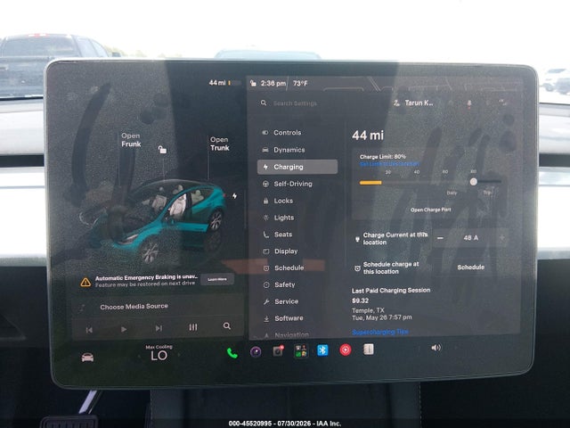 Продаж на аукціоні авто 2023 Tesla Model Y Awd/long Range Dual Motor All-wheel Drive, vin: 7SAYGDEE8PA147155, номер лоту: 45520995