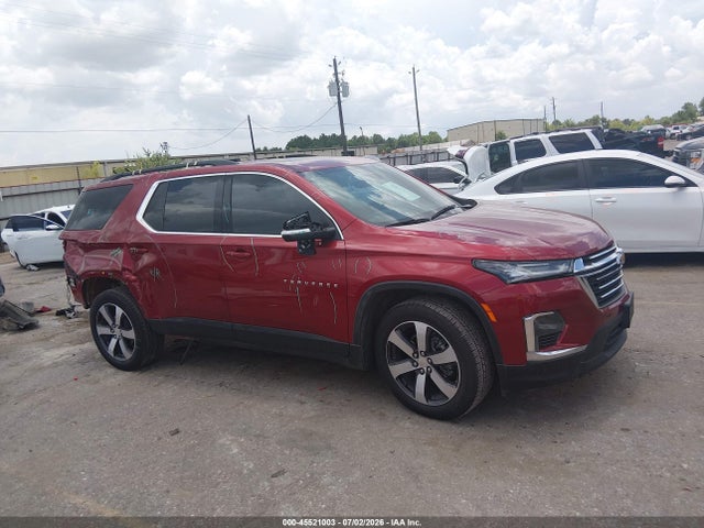 2023 Chevrolet Traverse Fwd Lt Leather მანქანა იყიდება აუქციონზე, vin: 1GNERHKW9PJ228523, აუქციონის ნომერი: 45521003