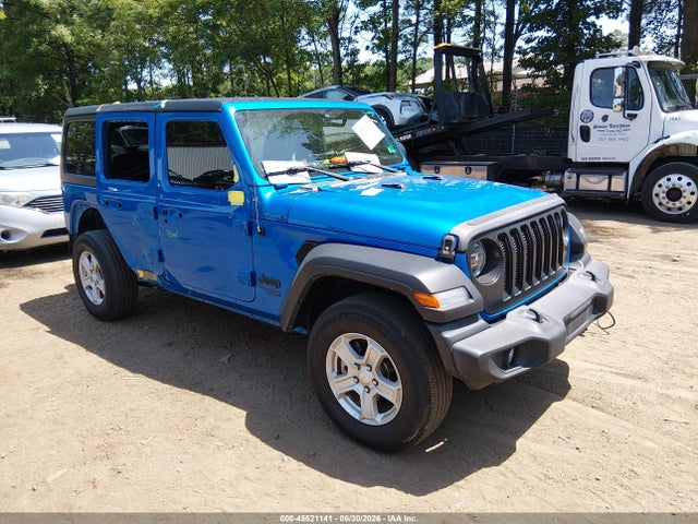 Aukcja sprzedaży 2021 Jeep Wrangler Unlimited Sport S 4x4, vin: 1C4HJXDN6MW785450, numer aukcji: 45521141
