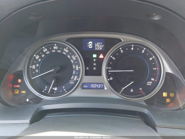 2007 Lexus Is 250 მანქანა იყიდება აუქციონზე, vin: JTHBK262972047709, აუქციონის ნომერი: 45521170