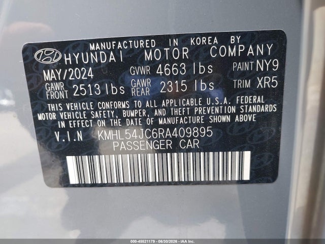 Hyundai Sonata N Line 2024 KMHL54JC6RA409895 Image 9