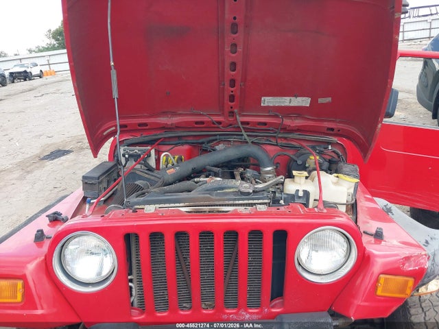 45521274 :رقم المزاد ، 1J4FA49S0YP804962 vin ، 2000 Jeep Wrangler Sport مزاد بيع