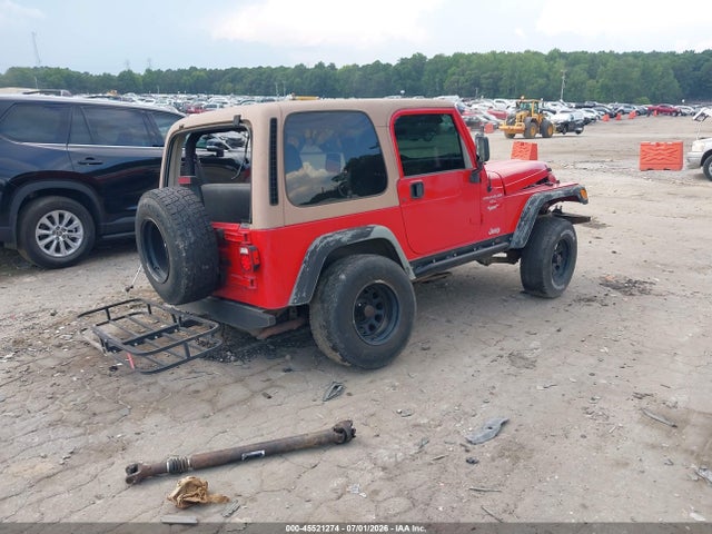 45521274 :رقم المزاد ، 1J4FA49S0YP804962 vin ، 2000 Jeep Wrangler Sport مزاد بيع