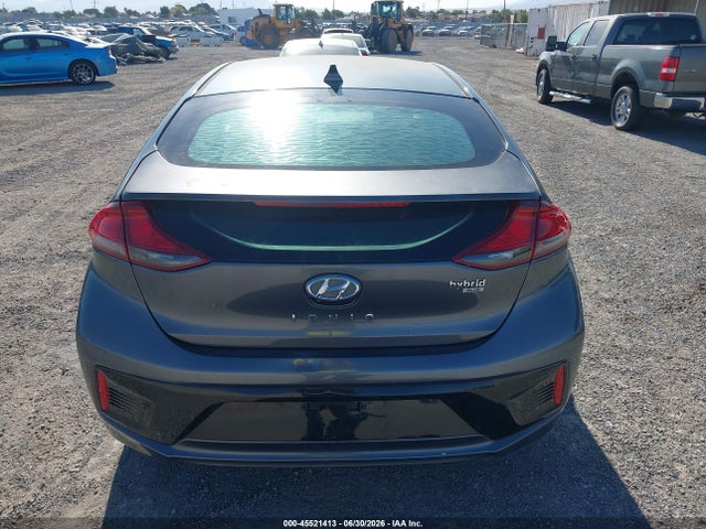 KMHC65LC4JU066250 Hyundai Ioniq Hybrid Blue
