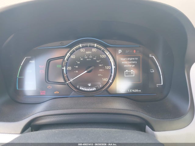 KMHC65LC4JU066250 Hyundai Ioniq Hybrid Blue