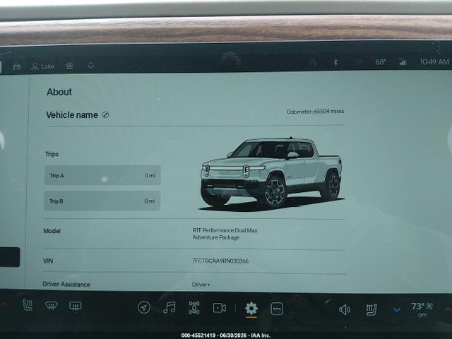 Rivian R1t Adventure Dual Motor Max Pack/adventure Dual Motor Perf Max Pack 2024 7FCTGCAA9RN030366 Image 7