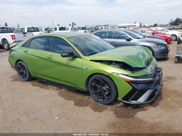 2024 Hyundai Elantra N Line მანქანა იყიდება აუქციონზე, vin: KMHLR4DF9RU737112, აუქციონის ნომერი: 45521425