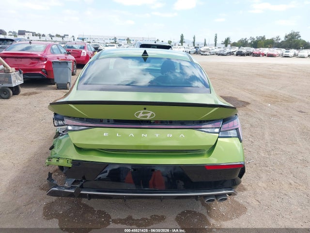 2024 Hyundai Elantra N Line მანქანა იყიდება აუქციონზე, vin: KMHLR4DF9RU737112, აუქციონის ნომერი: 45521425