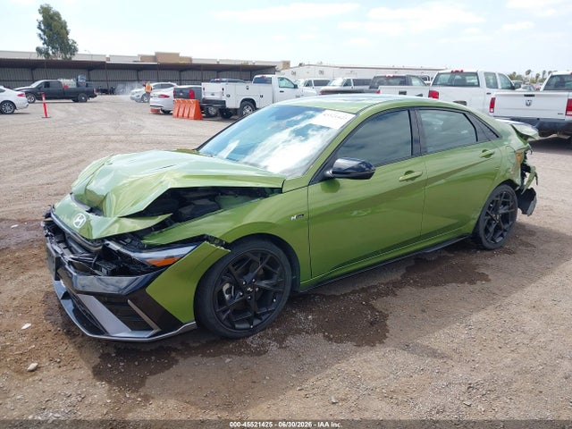 2024 Hyundai Elantra N Line მანქანა იყიდება აუქციონზე, vin: KMHLR4DF9RU737112, აუქციონის ნომერი: 45521425