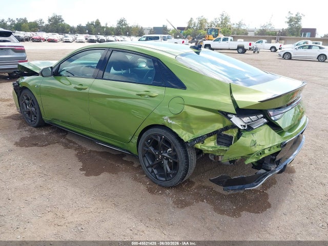 2024 Hyundai Elantra N Line მანქანა იყიდება აუქციონზე, vin: KMHLR4DF9RU737112, აუქციონის ნომერი: 45521425