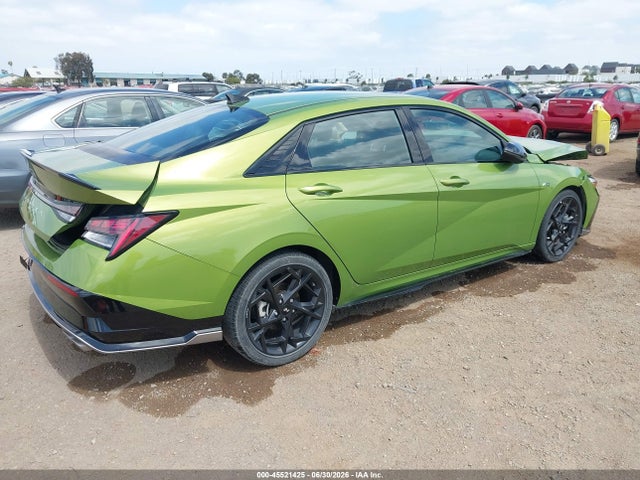 2024 Hyundai Elantra N Line მანქანა იყიდება აუქციონზე, vin: KMHLR4DF9RU737112, აუქციონის ნომერი: 45521425