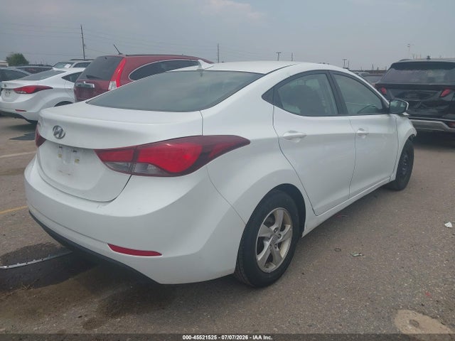 Продажа на аукционе авто 2015 Hyundai Elantra Se, vin: 5NPDH4AE4FH600916, номер лота: 45521525