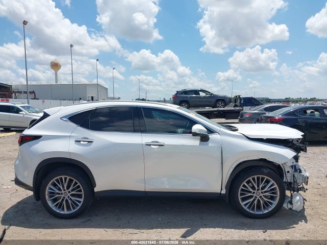 2025 Lexus Nx 350 Premium მანქანა იყიდება აუქციონზე, vin: 2T2GGCEZ0SC065812, აუქციონის ნომერი: 45521545