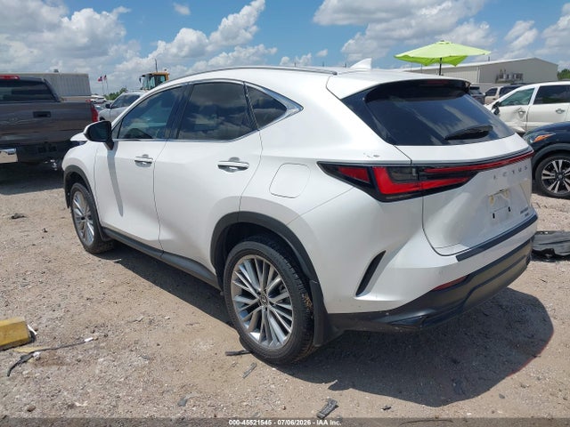 2025 Lexus Nx 350 Premium მანქანა იყიდება აუქციონზე, vin: 2T2GGCEZ0SC065812, აუქციონის ნომერი: 45521545