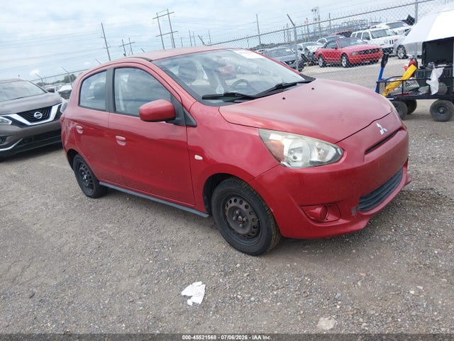 2015 Mitsubishi Mirage De მანქანა იყიდება აუქციონზე, vin: ML32A3HJ1FH043957, აუქციონის ნომერი: 45521568