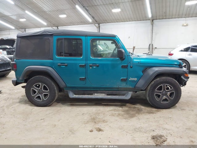 45521611 :رقم المزاد ، 1C4HJXDN4LW134509 vin ، 2020 Jeep Wrangler Unlimited Sport S 4x4 مزاد بيع