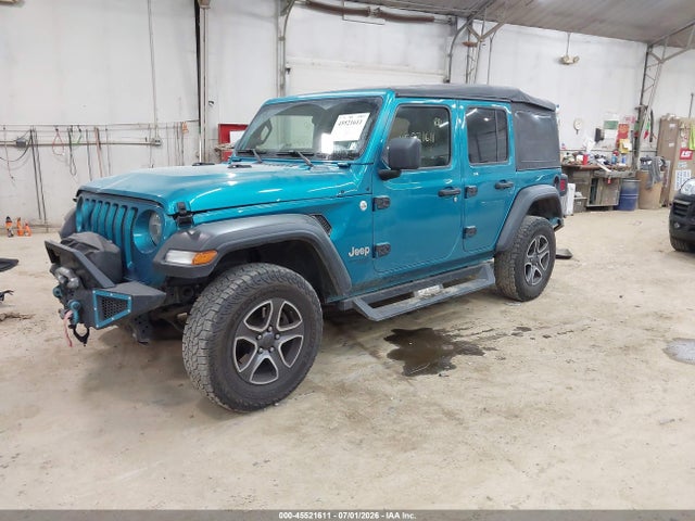 45521611 :رقم المزاد ، 1C4HJXDN4LW134509 vin ، 2020 Jeep Wrangler Unlimited Sport S 4x4 مزاد بيع