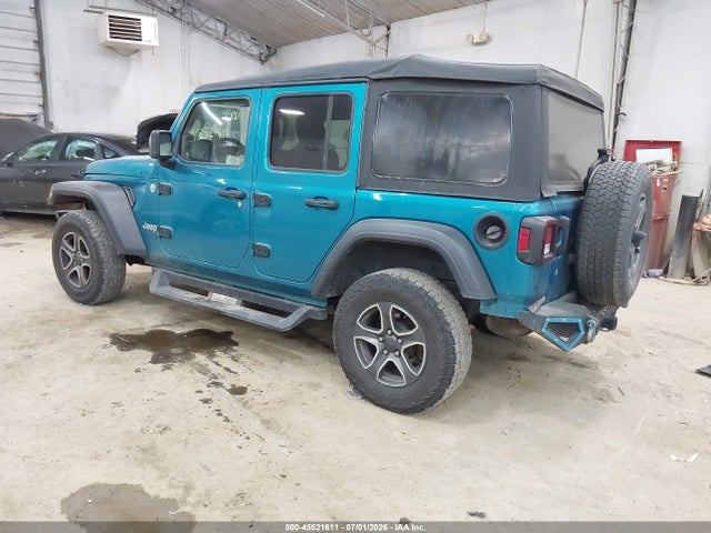 45521611 :رقم المزاد ، 1C4HJXDN4LW134509 vin ، 2020 Jeep Wrangler Unlimited Sport S 4x4 مزاد بيع