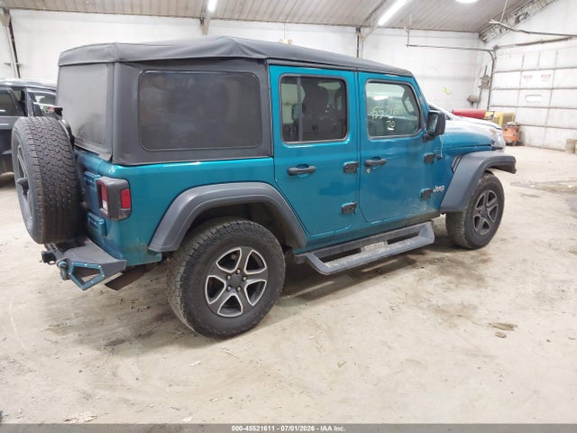 45521611 :رقم المزاد ، 1C4HJXDN4LW134509 vin ، 2020 Jeep Wrangler Unlimited Sport S 4x4 مزاد بيع