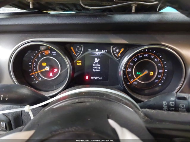 45521611 :رقم المزاد ، 1C4HJXDN4LW134509 vin ، 2020 Jeep Wrangler Unlimited Sport S 4x4 مزاد بيع