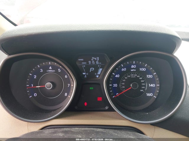 45521721 :رقم المزاد ، 5NPDH4AE3DH238445 vin ، 2013 Hyundai Elantra Gls مزاد بيع
