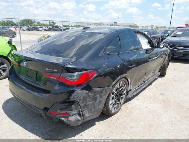 Продаж на аукціоні авто 2025 Bmw I4 Gran Coupe Edrive40, vin: WBY23HD03SFU09472, номер лоту: 45521734