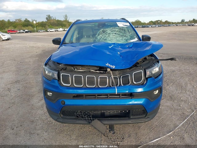 45521770 :رقم المزاد ، 3C4NJCBB5NT177785 vin ، 2022 Jeep Compass Latitude Fwd مزاد بيع