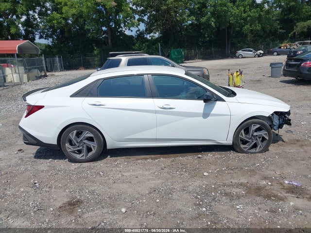 2025 Hyundai Elantra Sel Sport მანქანა იყიდება აუქციონზე, vin: KMHLM4DG6SU048996, აუქციონის ნომერი: 45521775
