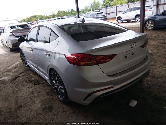 Продаж на аукціоні авто 2018 Hyundai Elantra Sport, vin: KMHD04LB0JU525300, номер лоту: 45522028