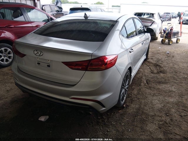 Продаж на аукціоні авто 2018 Hyundai Elantra Sport, vin: KMHD04LB0JU525300, номер лоту: 45522028