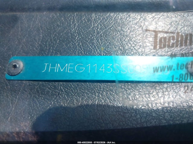 45522055 :رقم المزاد ، JHMEG1143SS005563 vin ، 1995 Honda Civic Del Sol S مزاد بيع
