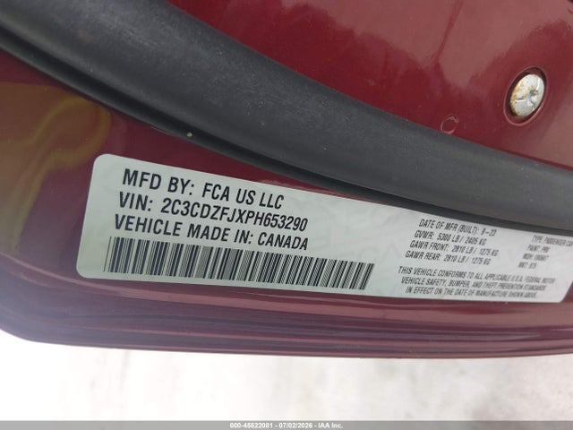 Dodge Challenger R/t Scat Pack 2023 2C3CDZFJXPH653290 Image 9