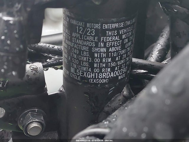 Kawasaki Ex500 H 2024 ML5EXGH18RDA00290 Image 10