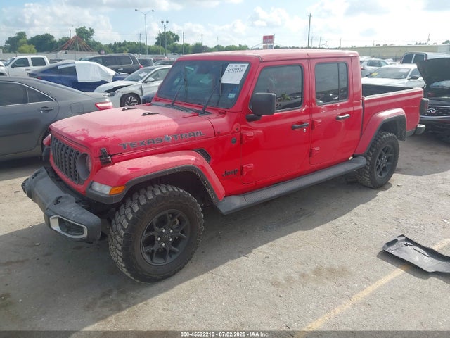 2025 Jeep Gladiator Texas Trail მანქანა იყიდება აუქციონზე, vin: 1C6PJTAGXSL522250, აუქციონის ნომერი: 45522216