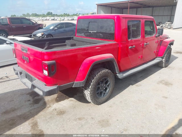 2025 Jeep Gladiator Texas Trail მანქანა იყიდება აუქციონზე, vin: 1C6PJTAGXSL522250, აუქციონის ნომერი: 45522216