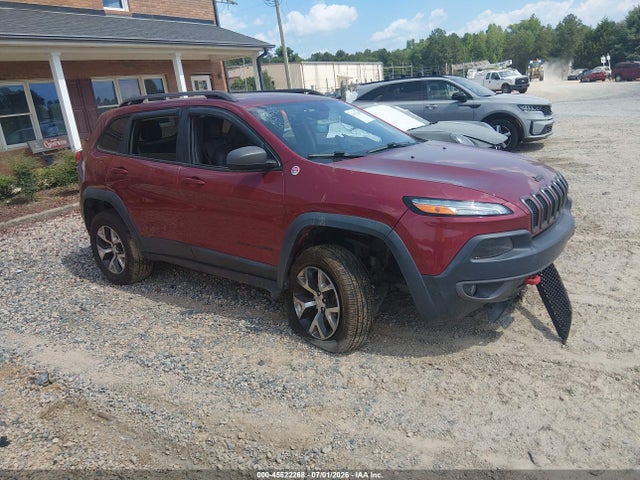 2015 Jeep Cherokee Trailhawk მანქანა იყიდება აუქციონზე, vin: 1C4PJMBS5FW529791, აუქციონის ნომერი: 45522268